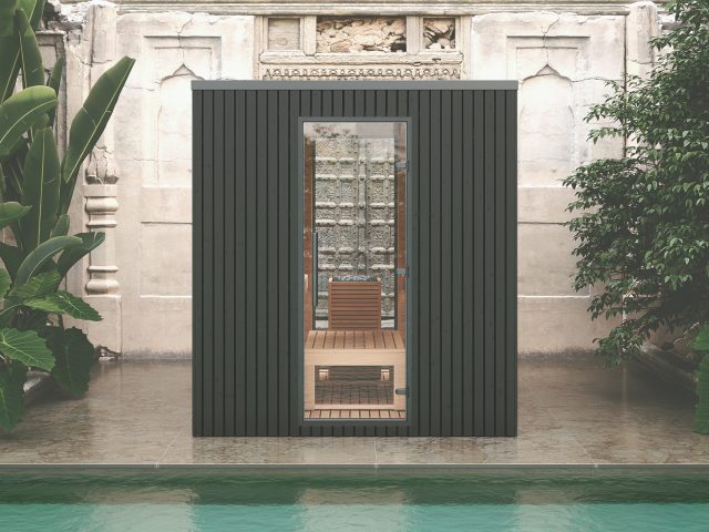 Auroom Garda (black painted thermo pine)